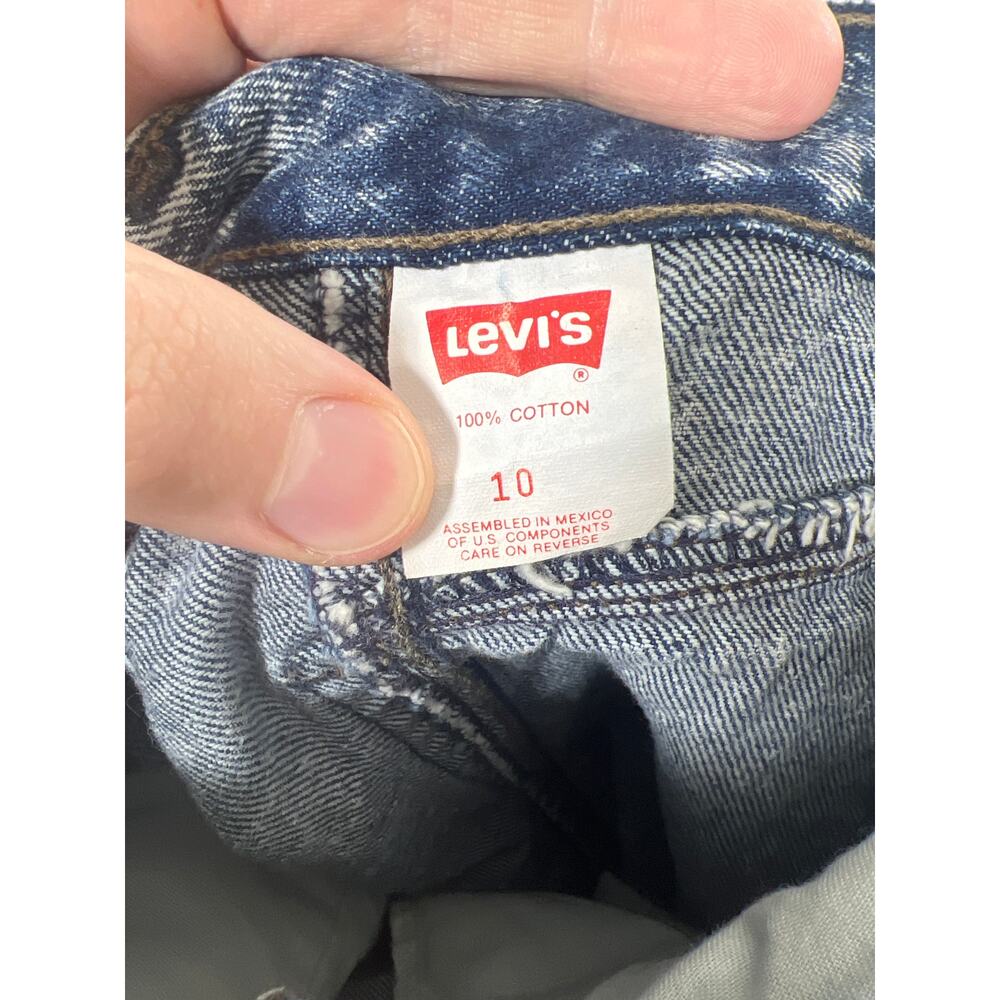 1980s Vintage Levi's 900 Series Acid Wash Jeans High Rise Zip Ankle Yoke VTG - Picture 7 of 10
